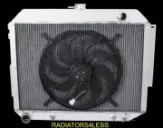 CHAMPION 4 ROW RADIATOR 16" FAN 66-70 CHRYSLER DODGE PLYMOUTH CAR 7.2 440 MC332 (for: Chrysler)