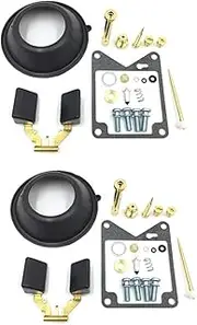 GZKJP 2Set Motorcycles Carburetor Repair Kit Diaphragm Float for Y&amaha Virago 750 XV750 XV 750 1981 1982 1983 Fuel System Spare Parts