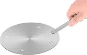 JasCherry Induction Hob Converter Adapter Plate, Heat Conduction Plate for Gas Stove, Heat Diffuser Plate with Detachable Handle, 24cm