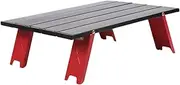 GANAZONO Durable Portable Outdoor Picnic Table Red Collapsible Folding Table for Camping BBQ Hiking Beach Lightweight Stable Design for and Use