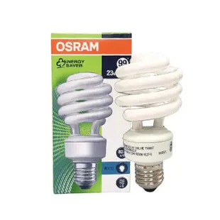 【Osram 歐司朗】6入組 23W 110V 865 白光 麗晶 螺旋省電燈泡_ OS160048