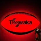Kids Light up Football,Glow in The Dark Youth Ball with LED Lights Pre-Instal...