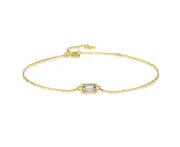 ANGORA 18K Gold Layered Sterling Silver Monte Carlo Bracelet