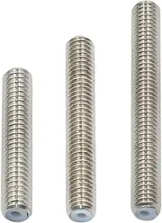 5pc M6*30 M6*50mm 3D Printer Throat with PTFE Pipe Stainless Steel Feed Tube Nozzle Throat Compatible with 1.75mm Filament Compatible WithMakerbot MK8/MK9 (Size : M6 X 30)