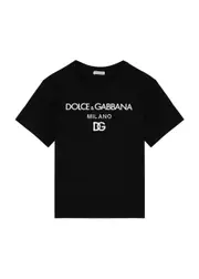 Dolce & Gabbana Kids Logo-print Cotton T-shirt (3-6 Years) - Black - 03YR (3 Years) 03YR (3 years)