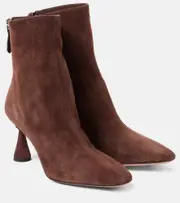 [Aquazzura] Aquazzura Amore 75 suede ankle boots AU 9.5 brown