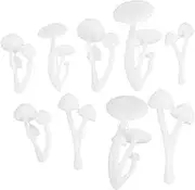 Homoyoyo Mini Mushroom Resin Figurines Tiny Plastic Mushrooms for DIY Arts Crafts for Jewelry Decor and Unique Collectibles