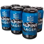 Bright Brewery Alpine Lager Can 355mL