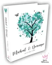 PERSONALISED Bespoke Wedding Planner Organiser Diary / Engagement gift/GreenTree