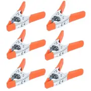 6-Piece 6" inch Spring Clamp, Heavy Duty Spring Metal Spring Clamps, 2.5"-inc...