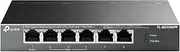TP-Link 6-Port Gigabit Desktop Switch with 3-Port PoE+ & 1-Port PoE++, 10/100/1000 Mbps RJ45 ports, 64W Budget, Up to 250m, PoE Auto Recovery, Metal Casing, Plug & Play (TL-SG1006PP)