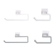 Multi-purpose Tissue Roll Dispenser Towel Rack Plastic Wrap Holder Punch-free