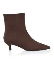 [VERALI] Luca Ankle Boots in Chocolate Brown Micro
