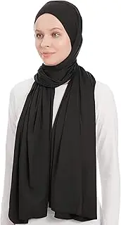 Ayisah Jersey Hijab for Women - Jersey Hijab Scarf Long Hijabs Scarves - Muslim Scarf Hijab Hijab Shawl - 71'' L x 27.5'' W'
