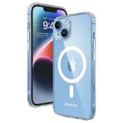 Philips MagSafe Case Drop Protection Bumper Cover For Apple iPhone 14 Plus Clear