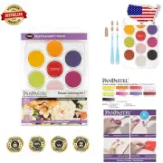 Golden Artist Pastels Flower Set - 10 Vibrant Colors with Sofft Tools Included