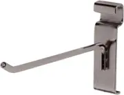 6" Wire Slat Grid Hooks Hook Pegs Gridwall 50 Steel 6mm Tubing Retail Display