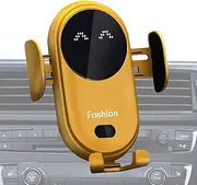 Maciun Mobile Phone Holder Car Charger - Automatic Clamping Mobile Phone Holder for Car, 360 Degree Adjustable, with Overcharge Protection, Anti-Shake Mobile Phone Holder, Universal Car Charger