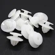 DZMZL Trim Panel Retainer Clip Sill Panel Fastener Rivet White Nylon Fits for Mitsubishi MR435918 Qty 10