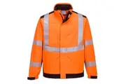 Portwest Unisex Adult Multi Norm Arc FR Modaflame Hi-Vis Safety Soft Shell Jacket (Orange/Navy) - UTPW1742