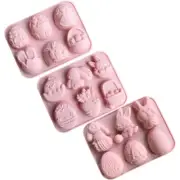 6 Cavity Silicone Making Cake Tool Decoration Mold Oven Available DIY Art