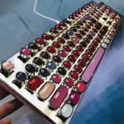 Lipstick Color 104 Key Caps Retro Steampunk Style Keycaps For Cherry MX Keyboard