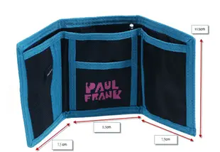 PAUL FRANK 大嘴猴 包包 長短夾   橫式三層夾