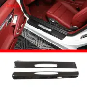 For Porsche 718 2016-19 911 2010-17 Dry Carbon Door Sill Plate Scuff Cover Guard (for: Porsche)