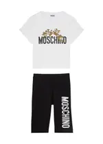 Moschino Kids Logo-print Cotton T-shirt and Shorts set (10-14 Years) - White - 10YR (10 Years) 10YR (10 years)