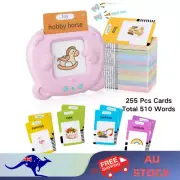 Talking Flash Cards For Toddlers Preschool Words Learning Cards Toy For Kids OZ