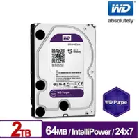 在飛比找蝦皮購物優惠-二手良品  威騰WD 紫標 WD20PURZ 2TB 2T 