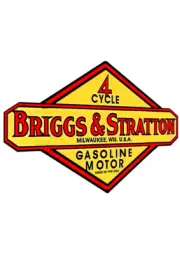 Briggs & Stratton Service Parts Decal Engines Power Equipment Sticker Sign