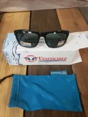 Waterline Unsinkable Polarized Floating Sunglasses Ebony Black Core Gray