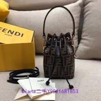 在飛比找Yahoo!奇摩拍賣優惠-Diana二手FENDI Mon Tresor FF log