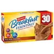 Carnation Breakfast Essentials Nutritional Chocolate Drink Mix, 30 ct.