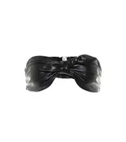 [Alessandra Rich] Alessandra Rich Leather bralette AU 6 black