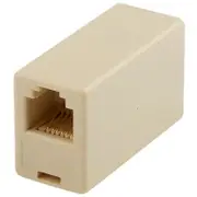 Avico Telephone Adaptor US Modular Socket To US Modular Socket 6P6C Cord Joiner