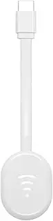2.4G WiFi Display Dongle Receiver Wirel 1080P TV Stick Miracast Airplay DLNA Screen Mirroring for Android iOS Phone Tablet PC to Projector White