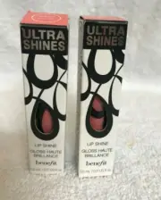 Benefit Ultra Shines Lip Shine Lip Gloss - Spiked Punch (SET OF 2) NEW