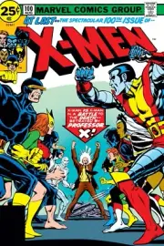X-Men 100 Comic Book Cover Colossus Cyclops Wolverine Poster 24X36 inches