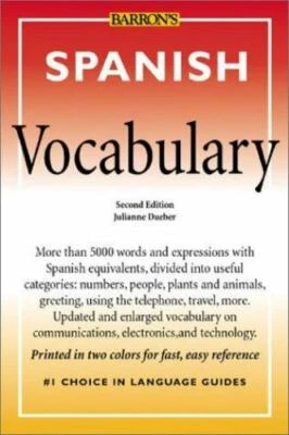 Spanish Vocabulary (Barron's Vocabulary Series) Paperback Second Edition