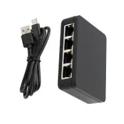 NEW RJ45 Splitter 1000Mbps Adapter 1 to 4 Ways LAN Ethernet Splitter Network