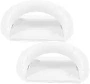 [HEALEEP] Modern Drawer Pulls Handles Silver Cupboard Handles Adhesive Door Pulls No Punching for Kitchen Cabinets