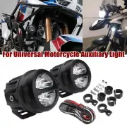 For BMW R1200 R1250 GS Adjustable LED Auxiliary Fog Lamp w/Switch Wiring Bracket