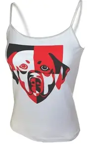 Stairi Labrador Shield Dog Shirt Cotton Spandex Camisole Tank Top