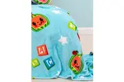 Cocomelon Friends Fleece Blanket (Blue/White) (150cm x 100cm)