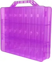 TOVINANNA Nail Art Salon Box Portable Nail Polish Box Simple Stylish Scratch-Resistant Plastic Easy to Use for Home or Travel