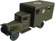 1:43 Scale Unassembled Soviet Zis-44 Battlefield Ambulance Paper Model Set Military Vehicle for Collection Display