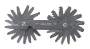 Screw Pitch Gauge Whit / Imperial 28 Piece From Moore & Wright 800R 4-60TPI
