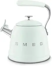 [Smeg] Retro Stovetop Whistling Kettle – 2.4Q (Pastel Green)